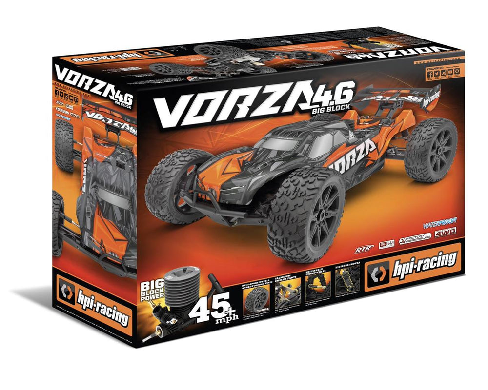 HPI Vorza F4.6 Big Block RTR 1/8 4WD Nitro Truggy (ONLINE ORDER ONLY)