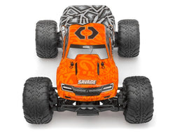 HPI Racing Savage GT-2XS Pre-Painted Truck Body — Orange / Grey