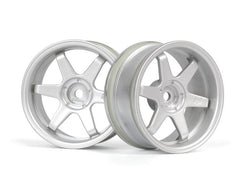 HPI Racing TE37 Wheel 26mm Matte Chrome (6mm Offset) 160753 (ONLINE ORDER ONLY)