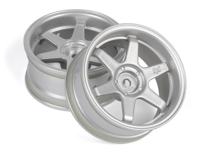 HPI Racing TE37 Wheel 26mm Matte Chrome (6mm Offset) 160753 (ONLINE ORDER ONLY)
