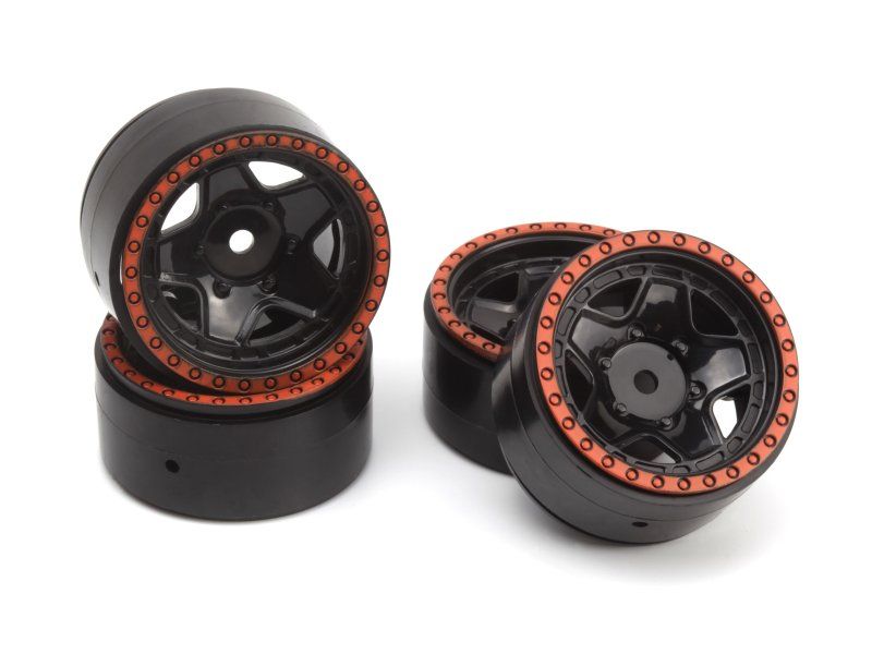 HPI Racing CL-5 Beadlock Wheel 1.2in (Red/4pcs) 160867 (ONLINE ORDER ONLY)