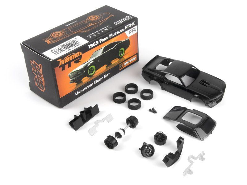 HPI Racing nano-TTR 1969 Ford Mustang RTR-X Unpainted Body Set 160970 (ONLINE ORDER ONLY)