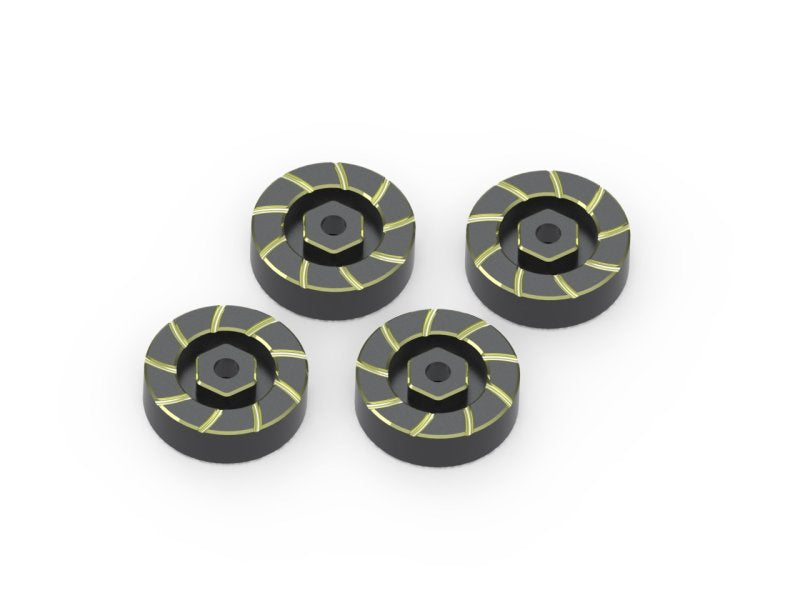 HPI Racing 7mm Hex Hub Weight Set (Brass / 4pcs), for Venture18 161151 (ONLINE ORDER ONLY)