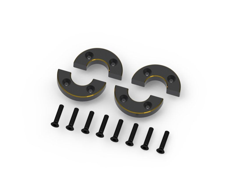 HPI Racing Steering Block Weight Set (Brass / 4pcs), for Venture18 161152 (ONLINE ORDER ONLY)