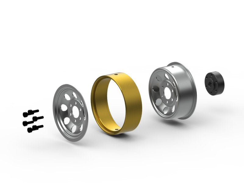 HPI Racing CS-8 Steel Beadlock Wheels 1.2in Silver (4pcs)