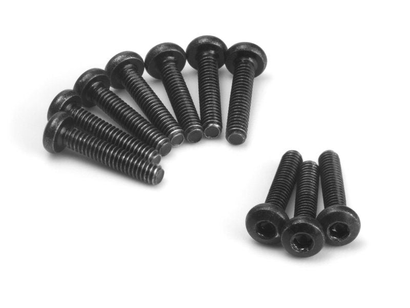 HPI Racing Button Head Screw M2x10mm (Hex Socket/10pcs) 161182 (ONLINE ORDER ONLY)