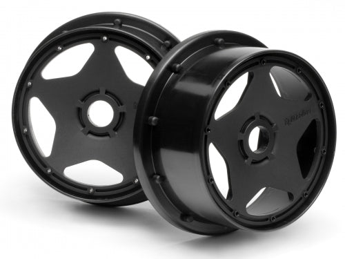HPI Racing Super Star Wheel Black 120X60mm (2pcs) Baja 5B (ONLINE ORDER ONLY)
