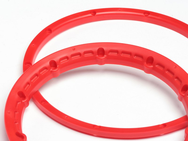 HPI Racing Heavy Duty Wheel Bead Lock Rings (Red/For 2 Wheels 3275 (ONLINE ORDER ONLY)