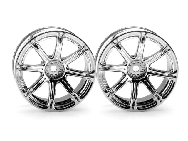 HPI Racing Work Emotion XC8 Wheel 26mm Chrome 6mm Offset (ONLINE ORDER ONLY)