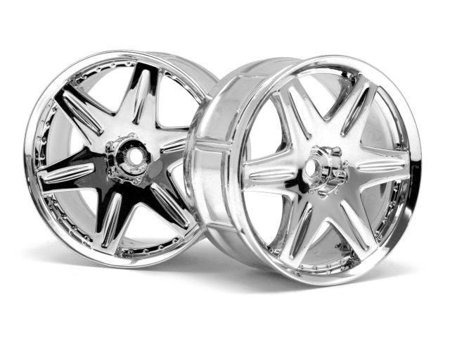 HPI Racing LP32 Wheel Work LS406 Chrome (2pcs) (ONLINE ORDER ONLY)
