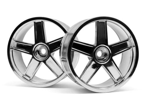 HPI Racing LP29 Wheel MF Type Chrome 3mm Offset (2pcs) (ONLINE ORDER ONLY)