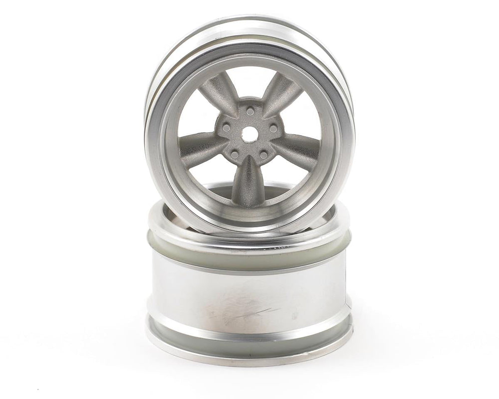 HPI Racing Vintage 5 Spoke Wheel 31mm Matte Chrome (6mm Offset) (ONLINE ORDER ONLY)