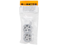 HPI Racing Vintage 5 Spoke Wheel 31mm Matte Chrome (6mm Offset) (ONLINE ORDER ONLY)