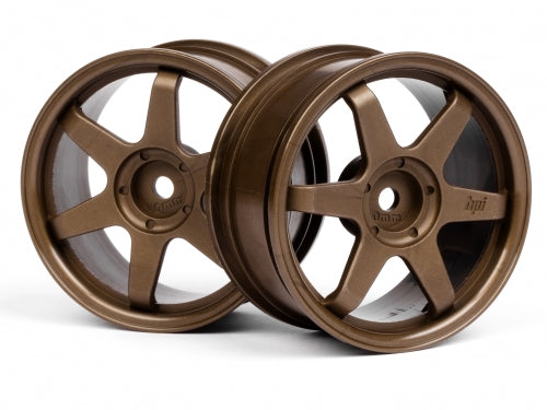 HPI Racing TE37 Wheel 26mm Bronze 0mm Offset Fits 26mm Tire (ONLINE ORDER ONLY)