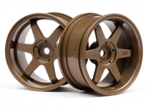 HPI Racing TE37 Wheel 26mm Bronze 6mm Offset Fits 26mm Tire (ONLINE ORDER ONLY)