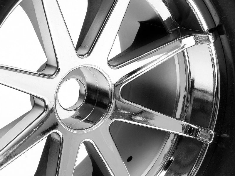 HPI Racing Mounted Goliath Tire 178X97mm on Blast Wheel Chrome Savage X (ONLINE ORDER ONLY)