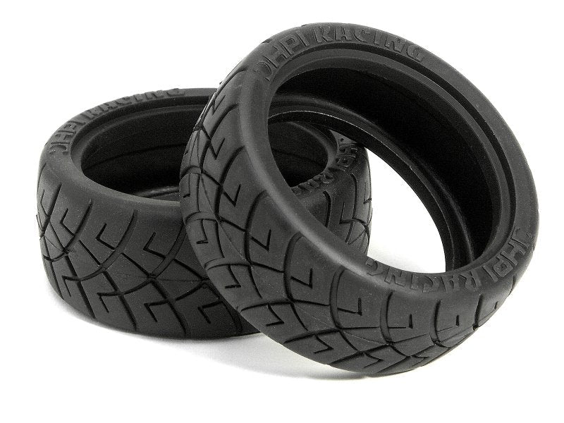 HPI Racing X Pattern Radial Tire D Compound 26mm (2pcs) 1/10th On-Road Cars (ONLINE ORDER ONLY)