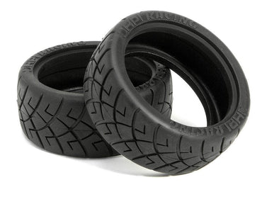 HPI Racing X Pattern Radial Tire D Compound 26mm (2pcs) 1/10th On-Road Cars (ONLINE ORDER ONLY)