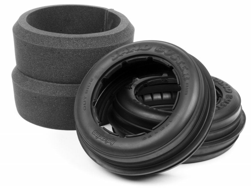HPI Racing Sand Buster Rib Tire M Compound 170x60mm (2pcs) Baja 5B (ONLINE ORDER ONLY)