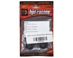 HPI Racing 17mm Black Wheel Nut 4 Pieces Vorza Flux Trophy