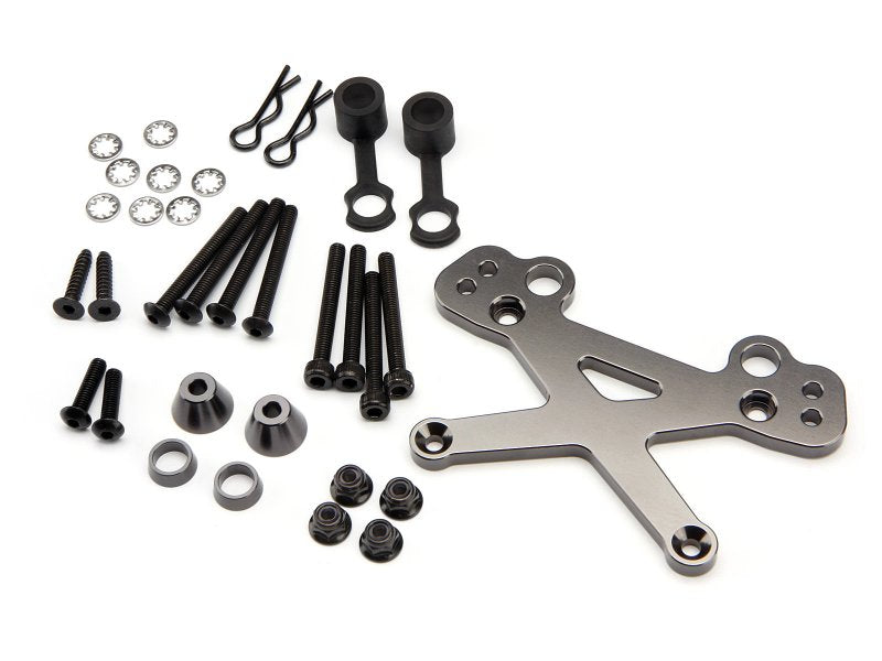 HPI Racing Heavy Duty Front Aluminium Shock Mount (7075/Gunmetal) 87549 (ONLINE ORDER ONLY)