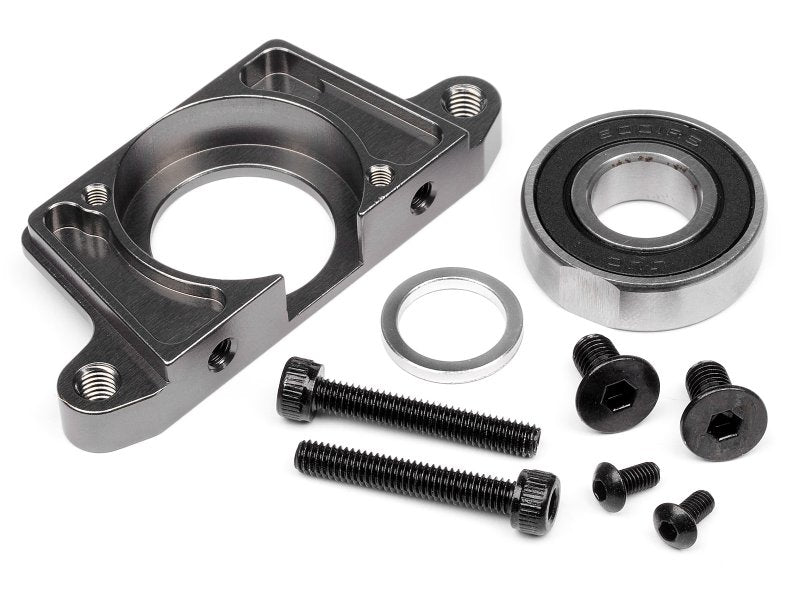 HPI Racing Heavy Duty Aluminum Spur Gear Mount (Gunmetal) 87559 (ONLINE ORDER ONLY)