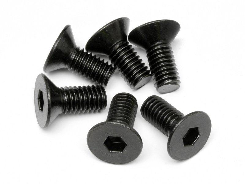 HPI Racing Flat Head Screw M6X14mm Hex Socket (6pcs) (ONLINE ORDER ONLY)