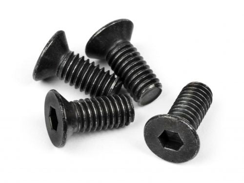 HPI Racing Flat Head Screw M4X10mm Hex Socket/Thin Type (4pc) (ONLINE ORDER ONLY)