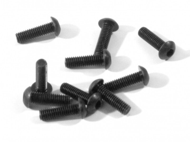 HPI Racing Button Head Screw M3X10mm Hex Socket (10pcs) (ONLINE ORDER ONLY)