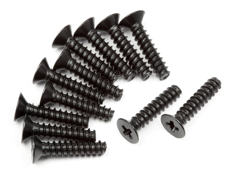 HPI Racing TP Flat Head Screw M2.6X12mm (12pcs) (ONLINE ORDER ONLY)