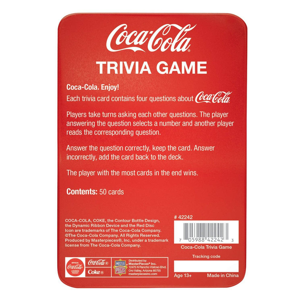 Coca-Cola Trivia Game with Collectible Tin (ONLINE ORDER ONLY)