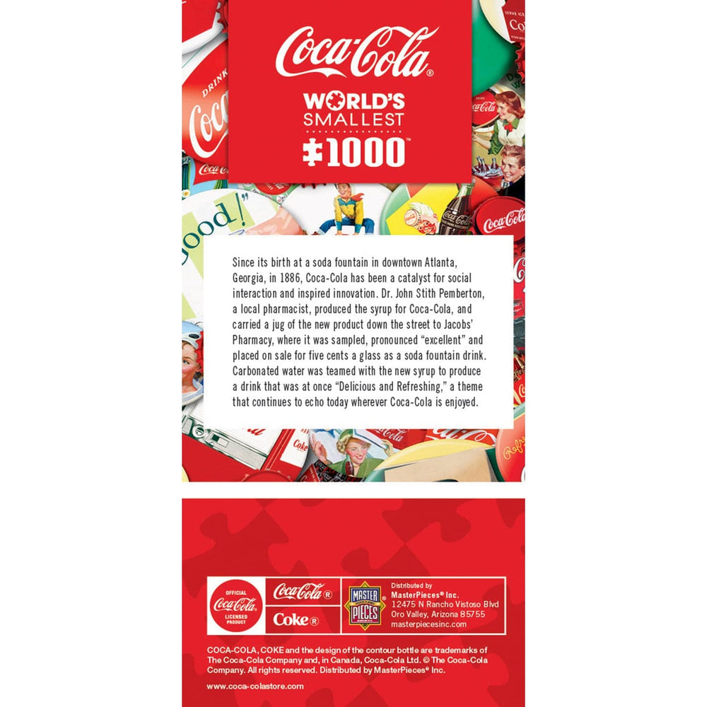 World's Smallest - Coca-Cola Caps 1000 Piece Jigsaw Puzzle (ONLINE ORDER ONLY)