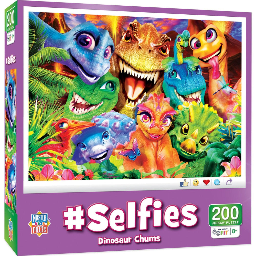Selfies - Dinosaur Chums 200 Piece Jigsaw Puzzle (ONLINE ORDER ONLY)