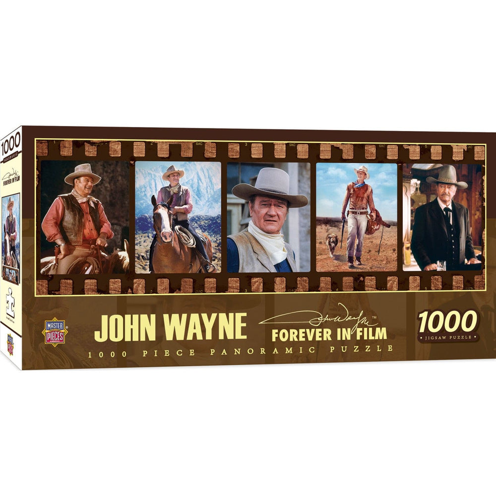 John Wayne Collection - Forever in Film 1000 Piece Panoramic Jigsaw Puzzle (ONLINE ORDER ONLY)