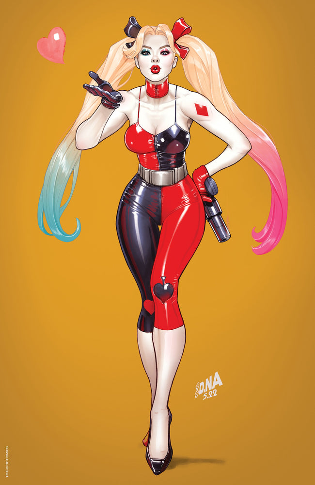 [FOIL] HARLEY QUINN #22 UNKNOWN COMICS DAVID NAKAYAMA GOLD FOIL VIRIGN NYCC 2022 COLOR BLEED VAR (09/28/2022) (ONLINE ORDER ONLY)