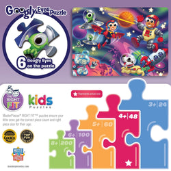 Googly Eyes - Astronauts in Outer Space 48 Piece Jigsaw Puzzle (ONLINE ORDER ONLY)