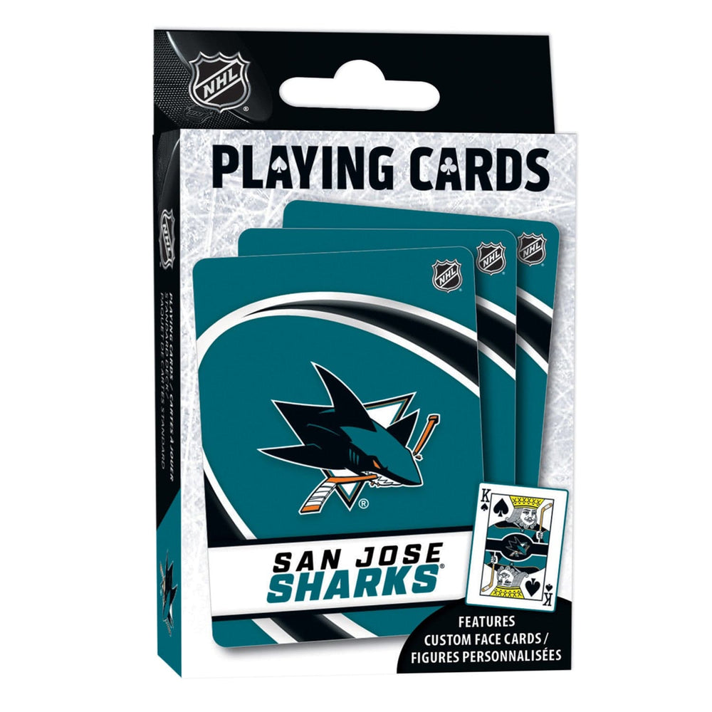 San Jose Sharks Playing Cards - 54 Card Deck (ONLINE ORDER ONLY)