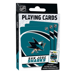 San Jose Sharks Playing Cards - 54 Card Deck (ONLINE ORDER ONLY)