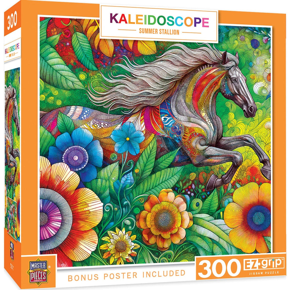 Kaleidoscope - Summer Stallion 300 Piece EZ Grip Jigsaw Puzzle (ONLINE ORDER ONLY)