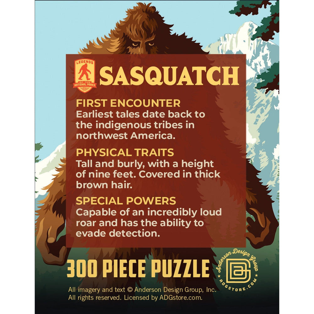 Sasquatch 300 Piece Jigsaw Puzzle (ONLINE ORDER ONLY)