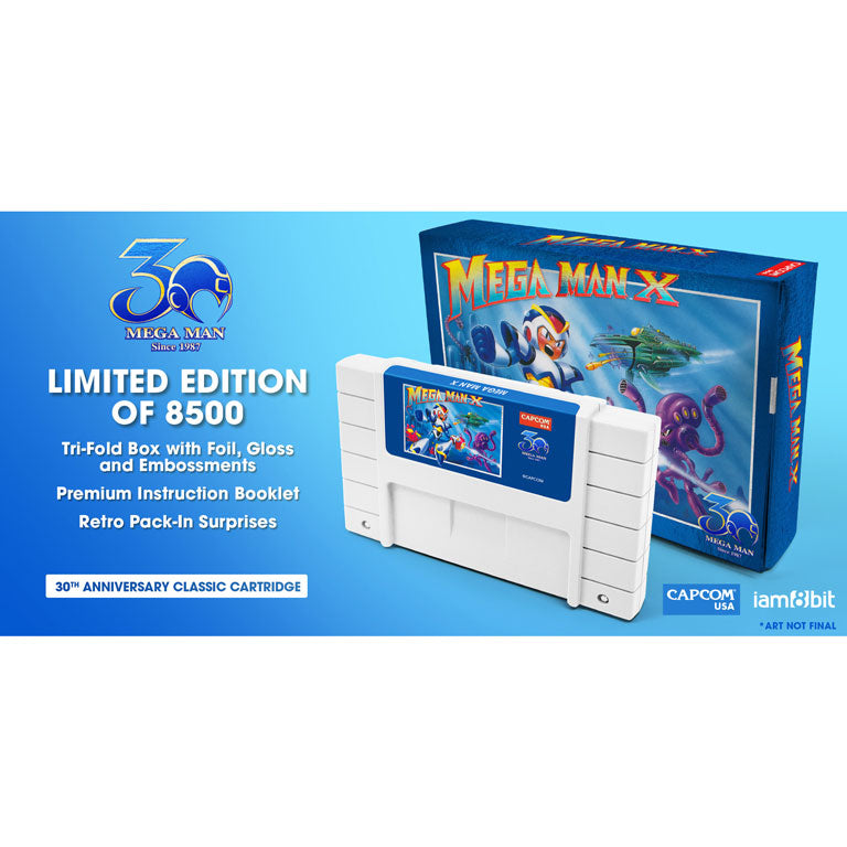 Mega Man X - 30th Anniversary Classic Cartridge - Legacy Cartridge Collection (Super Nintendo) (Online Order Only)