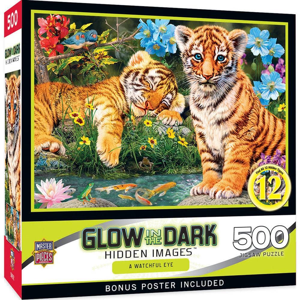 Hidden Images - A Watchful Eye 500 Piece Jigsaw Puzzle (ONLINE ORDER ONLY)