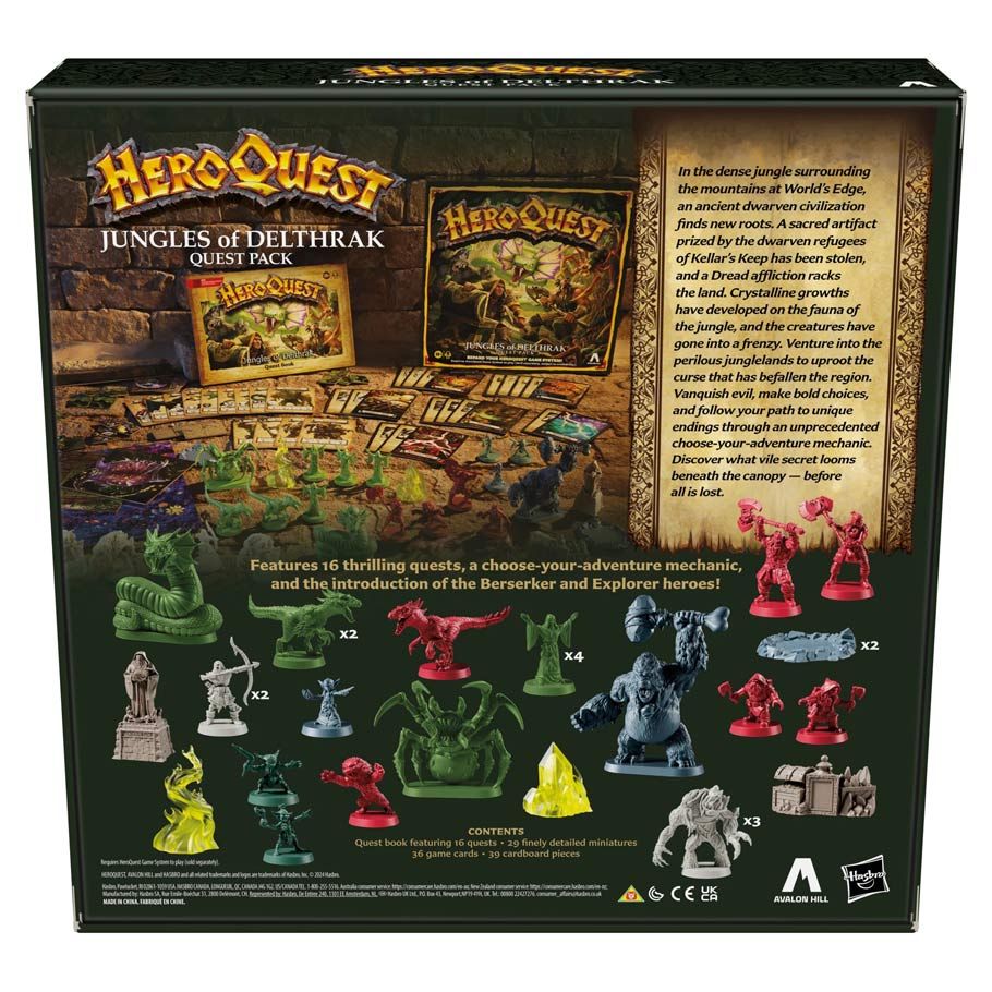 HeroQuest: Jungles of Delthrak Expansion (ONLINE ORDER ONLY)
