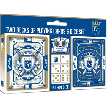 Kansas City Royals - 2-Pack Playing Cards & Dice Set (ONLINE ORDER ONLY)