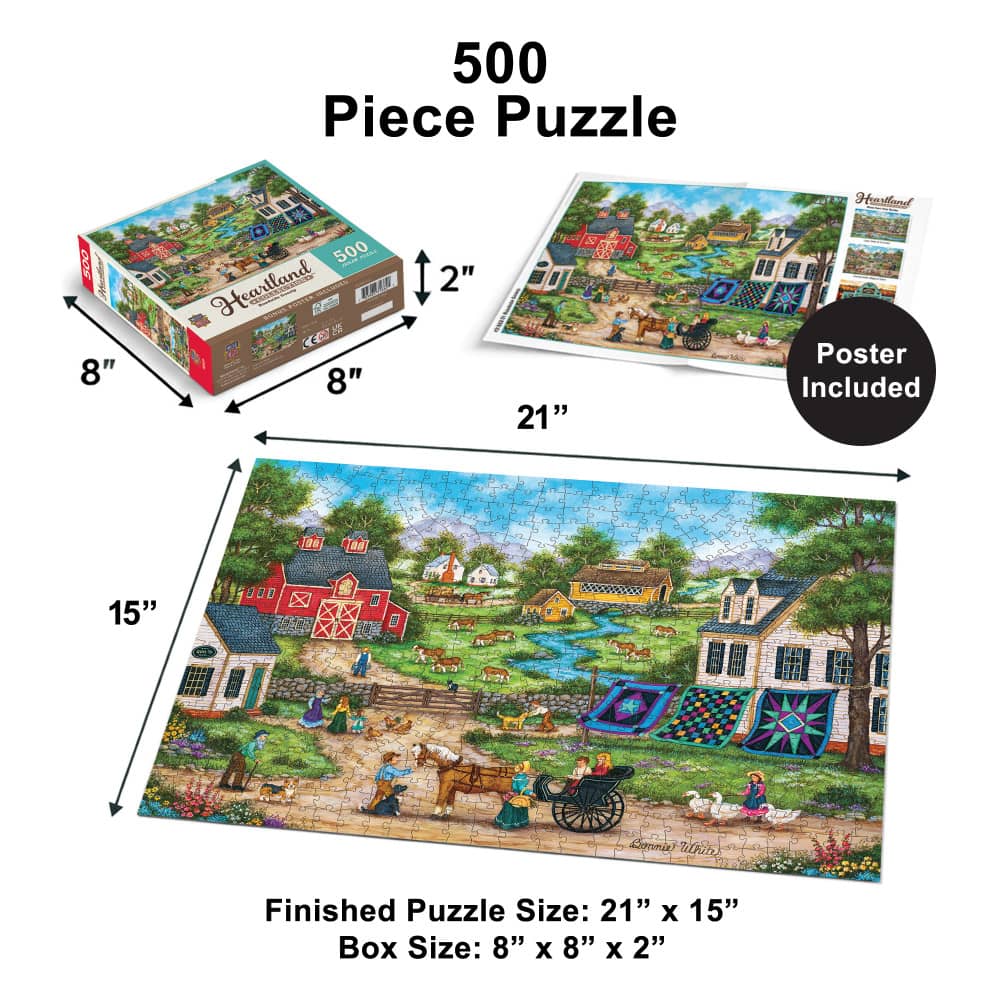 Heartland - Roadside Gossip 500 Piece Jigsaw Puzzle
