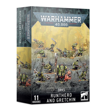 Warhammer 40k Orks: Runtherd and Gretchin (ONLINE ORDER ONLY)