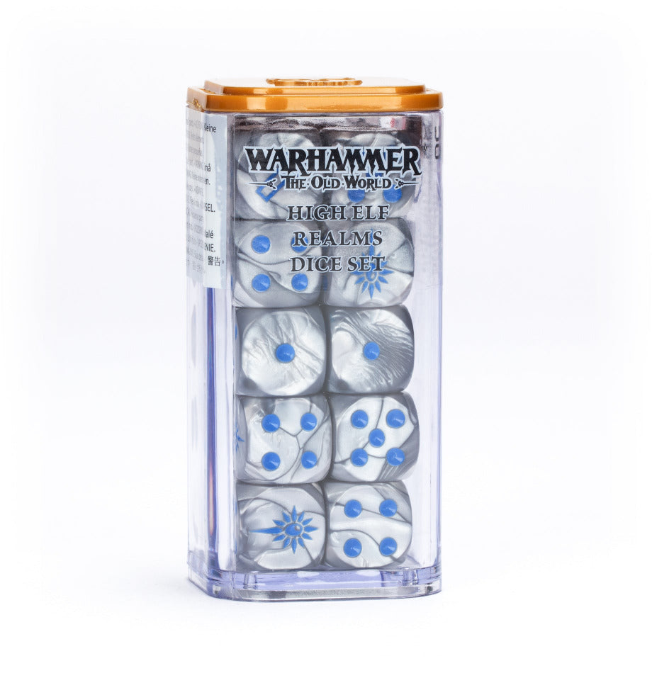 Warhammer: The Old World - High Elf Realms Dice Set (ONLINE ORDER ONLY)