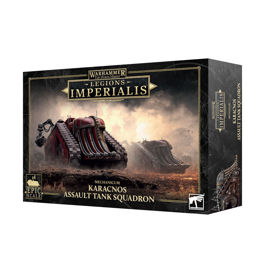 Warhammer Legions Imperialis: Mechanicum Karacnos Assault Tank Squadron (ONLINE ORDER ONLY)