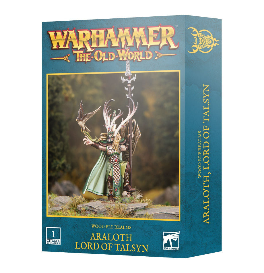 Warhammer: The Old World - Wood Elf Realms - Araloth, Lord of Talsyn (ONLINE ORDER ONLY)