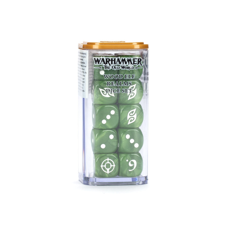 Warhammer: The Old World - Wood Elf Realms Dice Set (ONLINE ORDER ONLY)